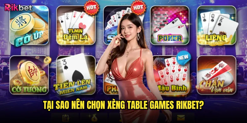Xèng Table Games rikbet có đáng để thử vận may? 3 Tại sao nên chọn xèng Table Games rikbet?