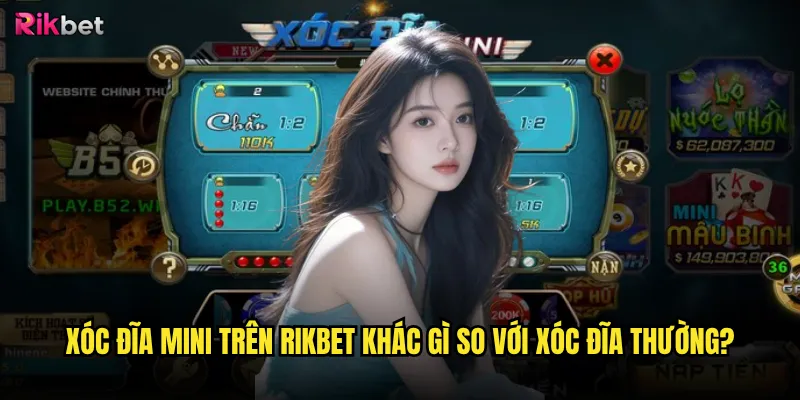 Xóc đĩa mini rikbet có dành cho người chơi nhỏ lẻ? 2 Xóc đĩa mini trên rikbet khác gì so với xóc đĩa thường?